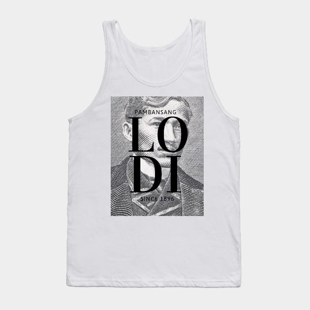 Jose Rizal, Pambansang Lodi/Idol of the Philippines Tank Top by ARTNOVA